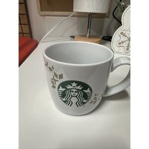 Starbucks Coffee Mug 2013 Holiday Collection‎ 14oz Mermaid Logo Xmas
